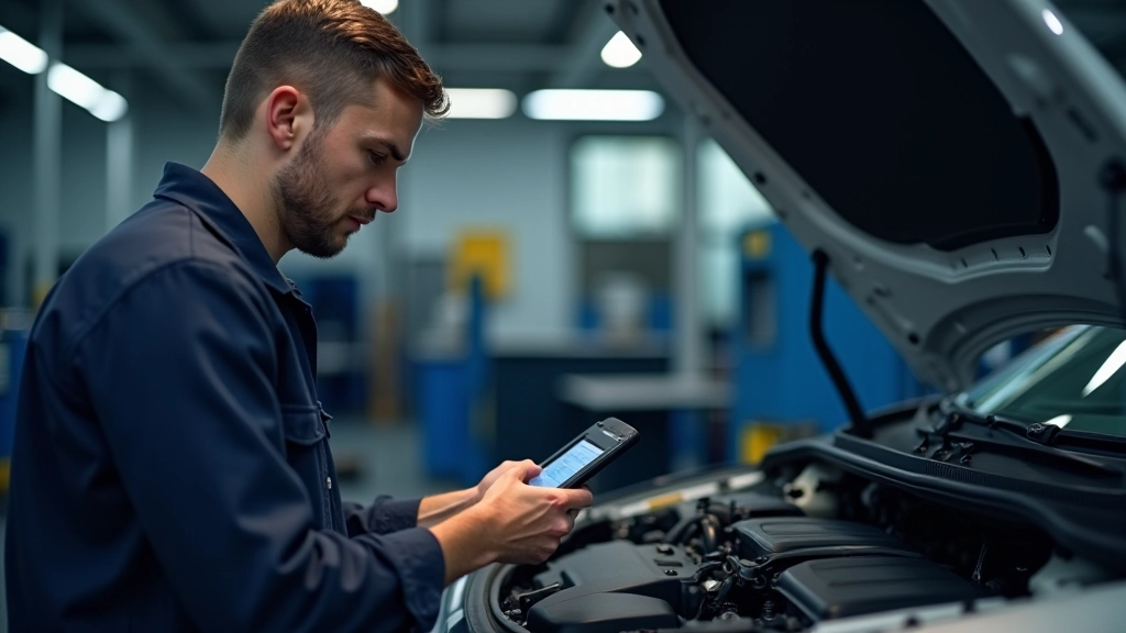 Engine diagnostic scanning equipment